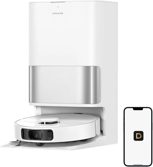 Dreame aspirateur L40, aspiration de 24 000 Pa, levage des serpillières à 10,5 mm, Ultra A Robot et laveur, base multifonction, nett