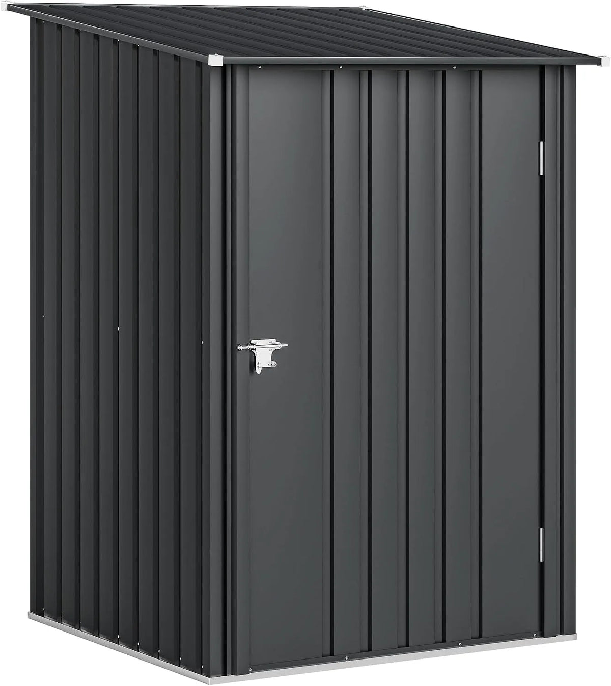 Abri de jardin Outsunny, 0,92 m² en Acier galvanisé, dimensions 100 x 104 x 160 cm, Remise à Outils avec Porte battante verrouillable, Toit incliné