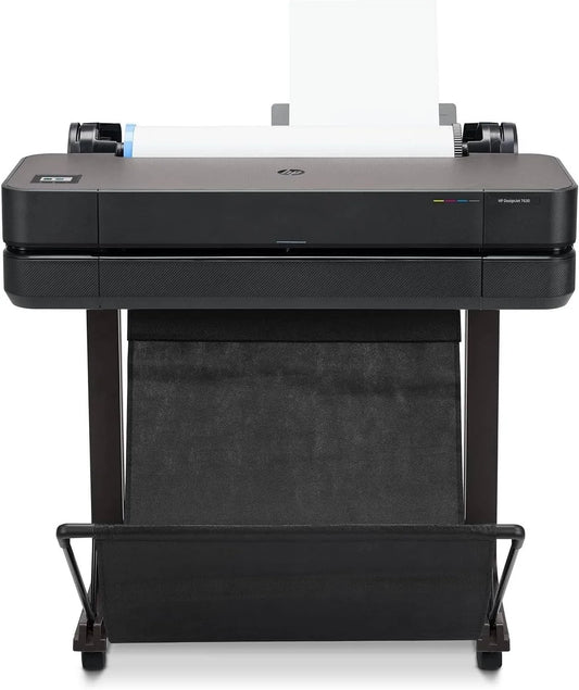 HP imprimante T630 A4-A1 A1/h, Standard, 76 Impressions A1, Version 2025, 1 an, Traceur, Ethernet, Métal recyclé, finition noire, DesignJet 24, 61cm