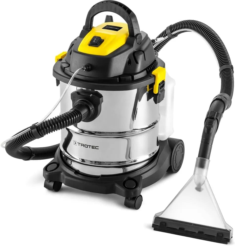 Trotec aspirateur, Sac Multi-usages avec Fonction Lavage et Fonction soufflerie Puissance 1.200 W, Shampouineuse VC 1200W 4 en 1 Compact