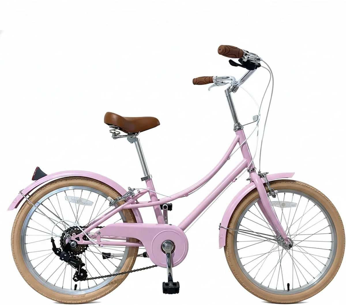 Vélo, Femme 26 Pouces avec Dérailleur Shimano 7 niveaux de vitesse, Cadre Alu, Enfourchement Bas, Disponible en Plusieurs Tailles de Cadre et Couleurs
