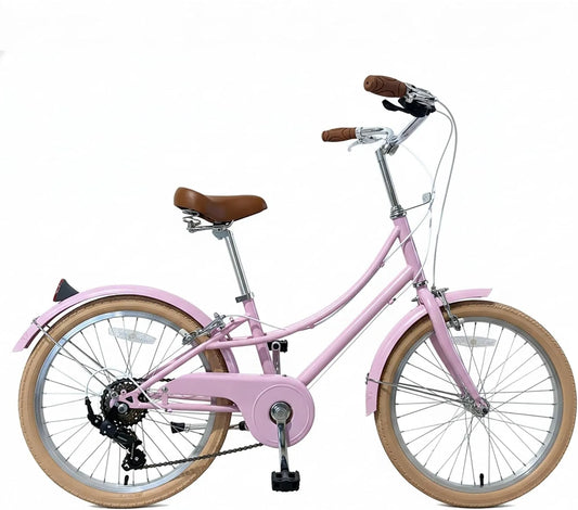 Vélo, Femme 26 Pouces avec Dérailleur Shimano 7 niveaux de vitesse, Cadre Alu, Enfourchement Bas, Disponible en Plusieurs Tailles de Cadre et Couleurs