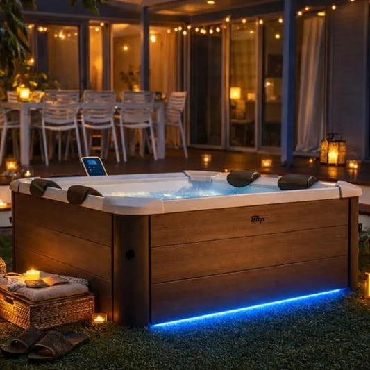 Oslo Amber Semi-Rigide 160x160cm Spa MSpa, puissance 720 W, tension 240v