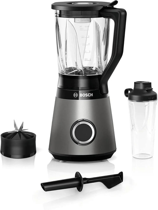 Bosch blender MMB6174SN, Série 4, puissance 1200 W, VitaPower, finition argenté
