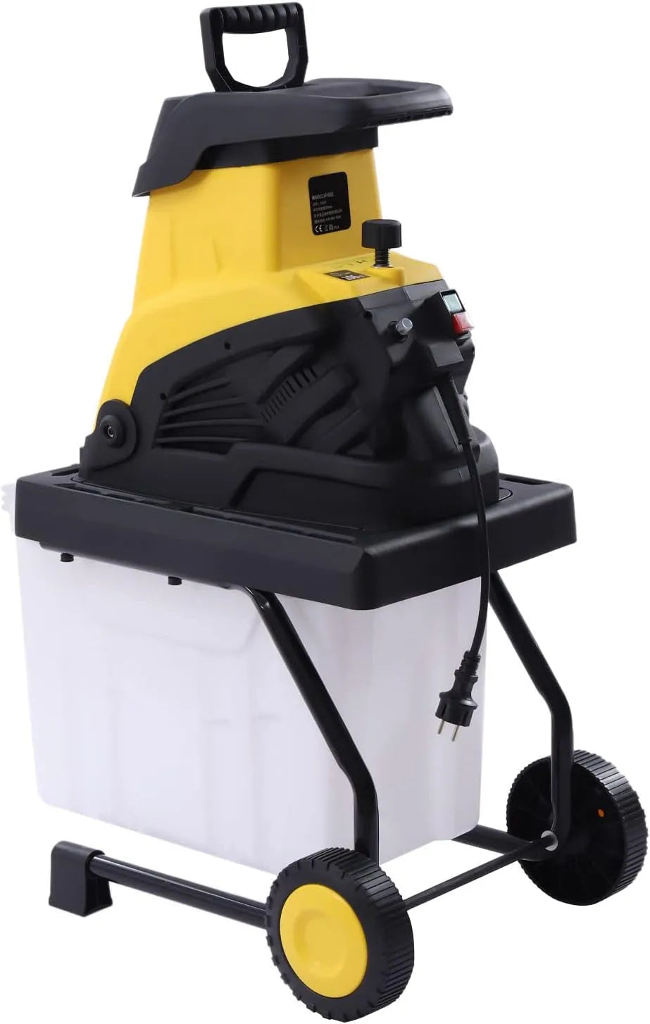 Bois électrique Broyeur à, diamètre de coupe 2500 W, pour couper des branches de bois