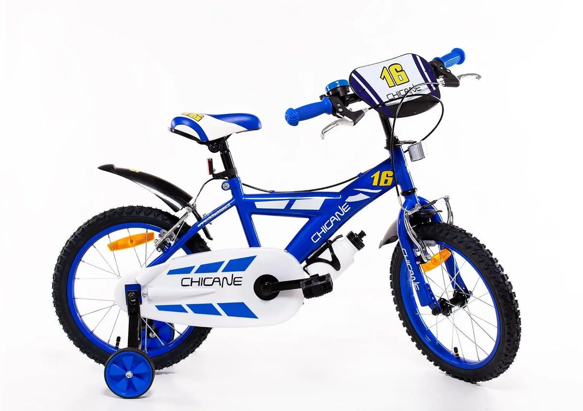Vélo SCH, 16', Chicane, Enfant, Bleu