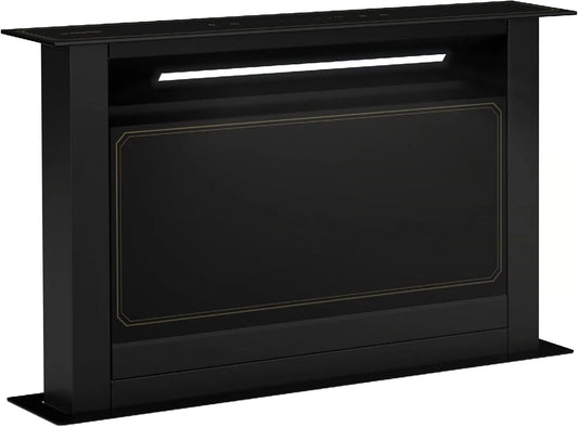 Klarstein Victoria Downdraft Hotte De Plan De Travail, A++ Efficacité Énergétique, Filtres Lavables, finition noire, Ultra Silencieuse 52 dB, LED