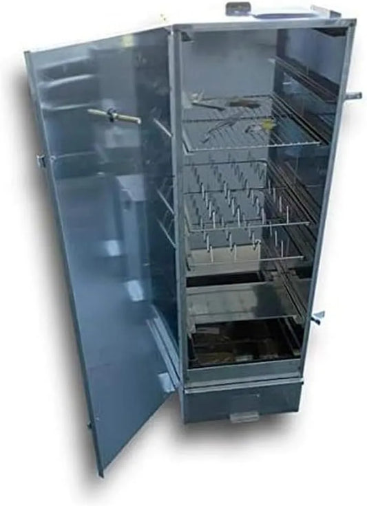 Fumoir, Dimensions: 120 x 40 x 27 cm, en acier inoxydable