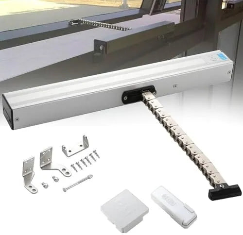 Ouvre-fenêtre automatique, à télécommande pour fenêtres de toit et serres Interrupteur mural inclus pour une