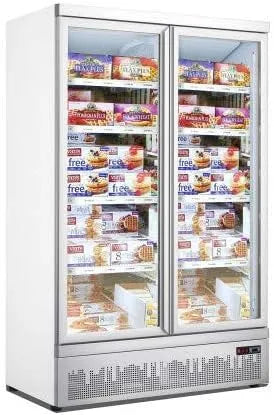 Congélateur R2902 Armoire, Professionnel 1000 Litres, Vitrée, Combisteel, PortesVitré