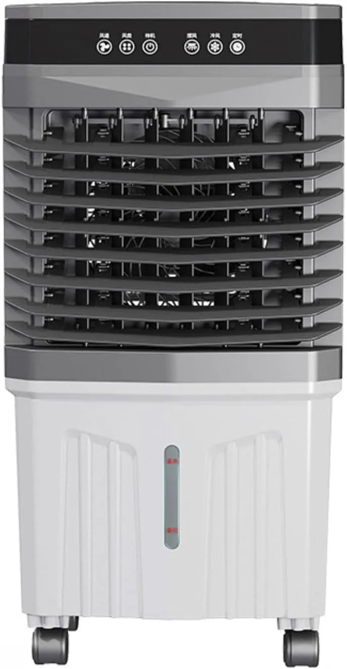 Climatiseur, avec 3 niveaux de vitesse Minuterie 12 h Pack de Glace Ventilateur de Refroidissement à Oscillation à 120 ° p