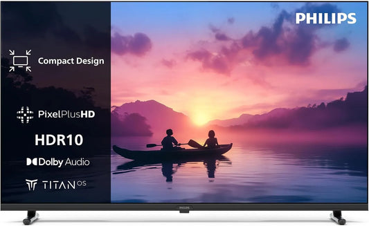 Philips Smart TV 24PHS6000, Écran 24 Pouces avec Pixel Plus, HD LED, Plateforme Titan OS et Son Dolby Digital