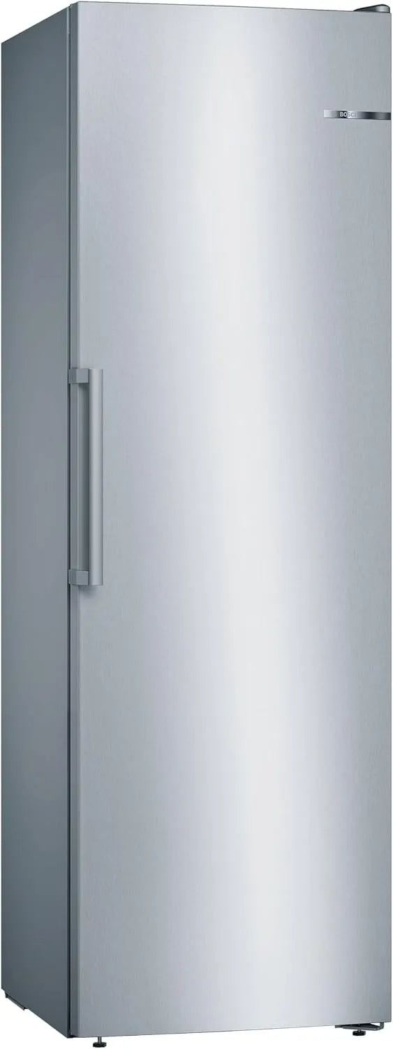 Bosch congélateur GSN36VLEP, 4 tiroirs de congélation, Série 4, 242 L, dimensions 186 x 60 cm, Inox, pose-libre