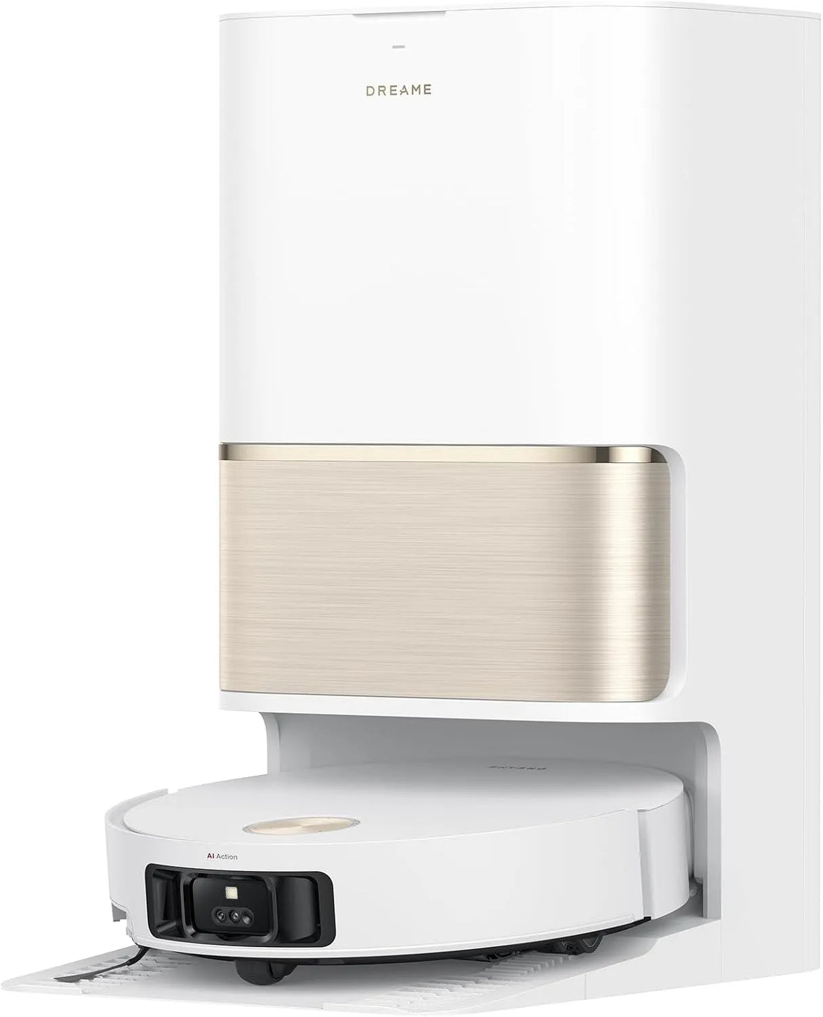 Dreame aspirateur L50, Aspiration 19 500 Pa, Pro Ultra Robot Laveur avec vidage Automatique et Nettoyage Automatique des serpillières