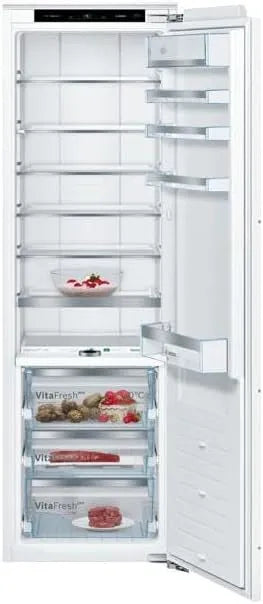 Bosch réfrigérateur KIF81PFE0, Série 8, 3 fois plus de fraîcheur, dimensions 177,5 x 56 cm, capacité 289 l, VitaFresh Pro, encastrable