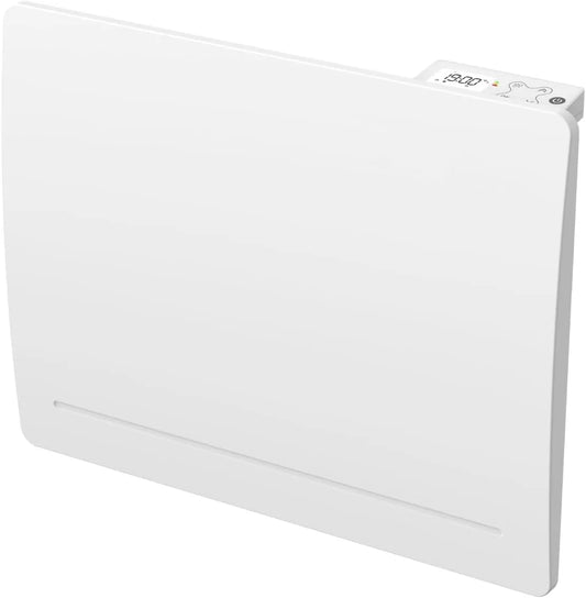 Radiateur, électrique inertie sèche fonte 1000W Thermostat Programmable finition blanche Cosyup Eilo