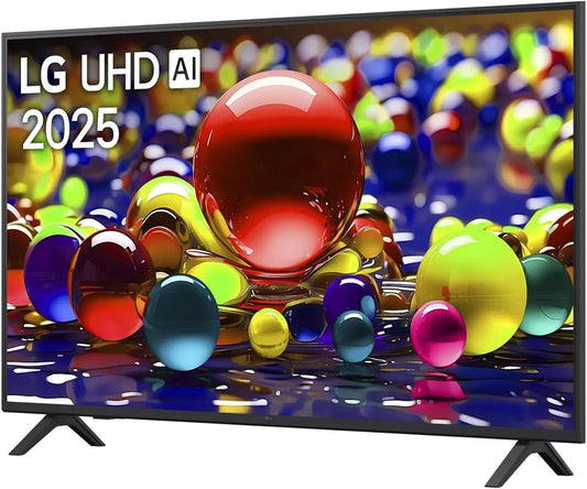 LG Smart TV 50UA74006LB DVB-T2 HEVC/H.265, classe énergétique d'efficacité énergétique F, LED