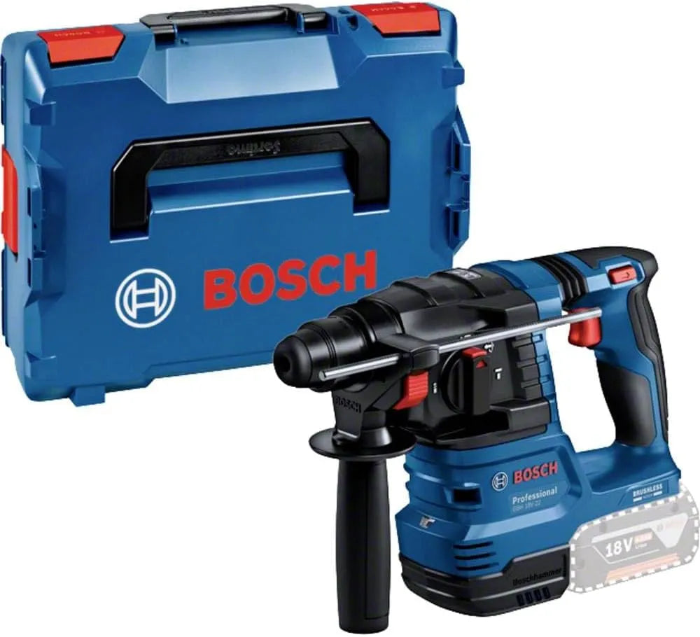 Bosch modèle, Professional 18V System perforateur sans-fil GBH 18V-22, avec L-BOXX, idéal pour percer des trous de 6 à 10 mm