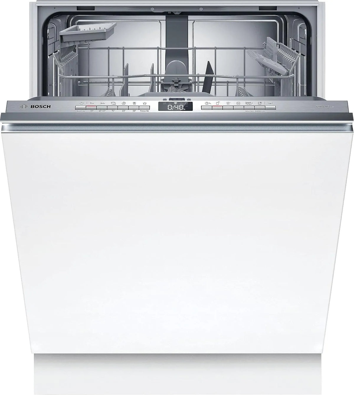 Bosch lave-vaisselle SMV4HAX19E, Série 4, encastrable, largeur 60 cm, Programme favoris, Home Connect, InfoLight, Diagnostic à distance