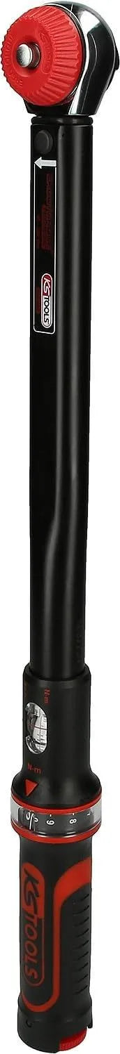 KS TOOLS, 516.1412, Clé dynamométrique 1/4', clé dynamo ergotorque 5-25 Nm, outillage mécanique automobile, Pour voitures, motos, camions