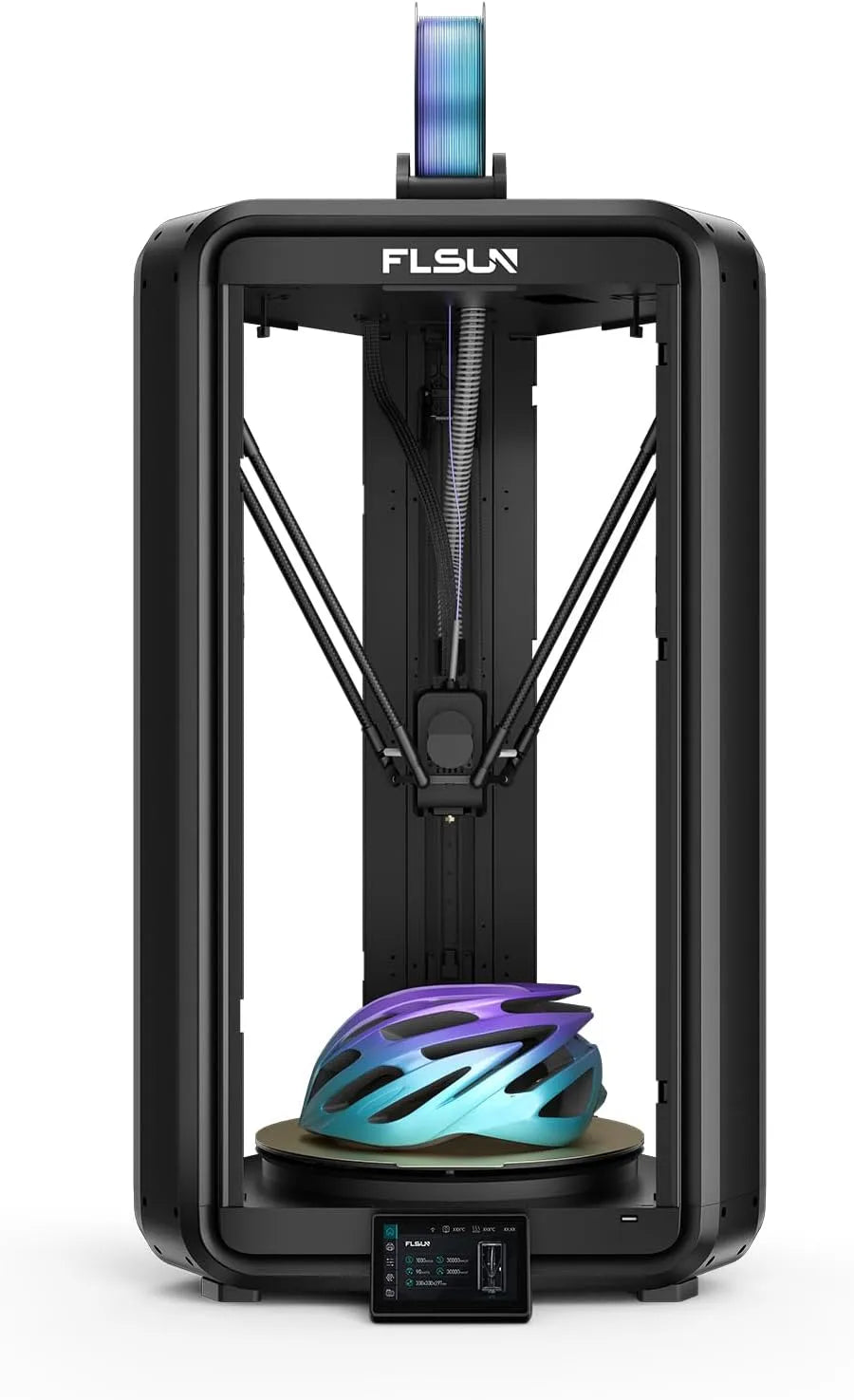 Imprimante, FLSUN T1 Max 3D Delta, 1000 mm, Format d'impression Grand 300x300x297 mm, Design Ultra-Silencieux pour Bureau, s Vitesse Haute Précision