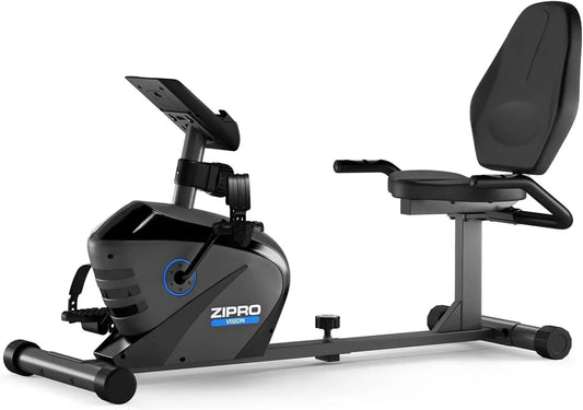 Vélo ZIPRO, poids 120kg Taille Unique finition noire, écran LCD, Niveaux de Résistance, d'Appartement Vision, Pulsomètre