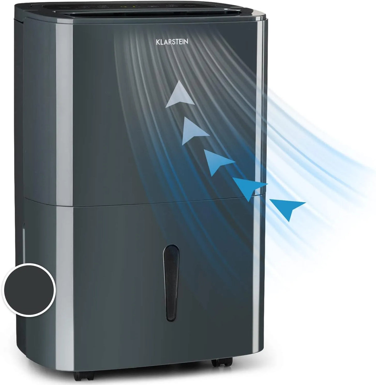 Klarstein purificateur d'air, Déshumidificateurs, Absorbeur d'Humidité et Séchage Vêtements, Déshumidificateur Salle de Bain, Anti Humidité