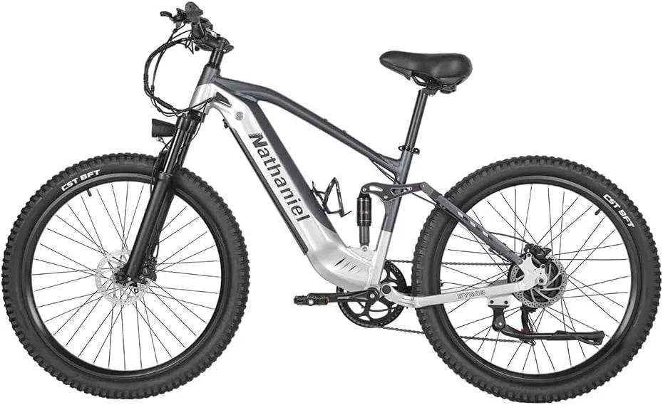 Vélo SYR03 48v20ah, idéal pour Les vélos électriques de Voyage en Plein air, 27,5 Pouces Tout-Terrain Hors Route, Nathaniel e-Bike