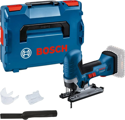 Bosch Professional 18V System scie sauteuse sans-fil GST S 18V-125, avec 1 lame de scie sauteuse, dans L-BOXX, idéale pour les coupes courbes