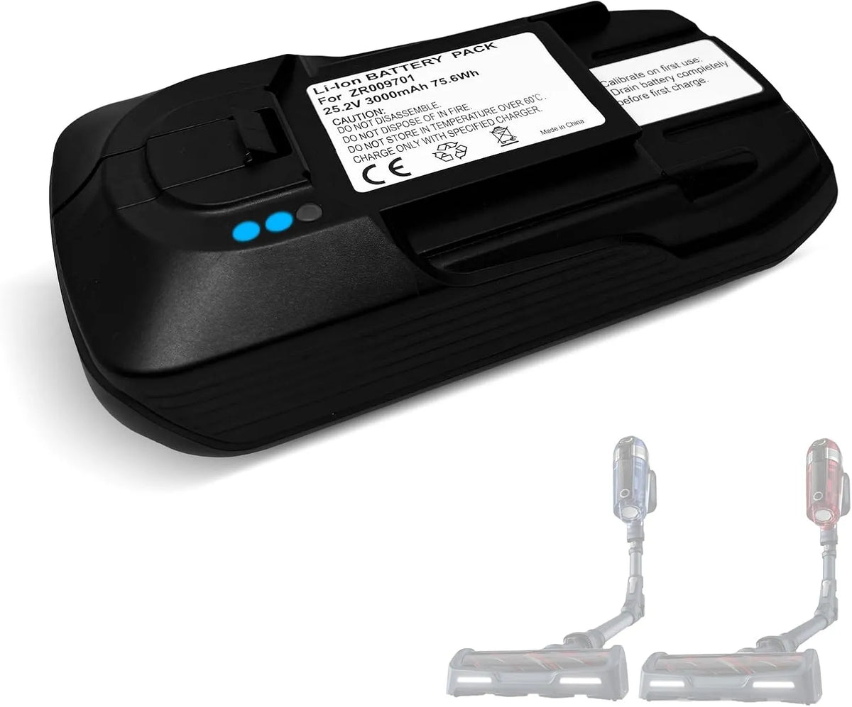 Rowenta RH98 TY98 EO98, Baterías de 25,2 V Para aspiradora X-Force Flex 11.60, Compatible Con aspiradoras
