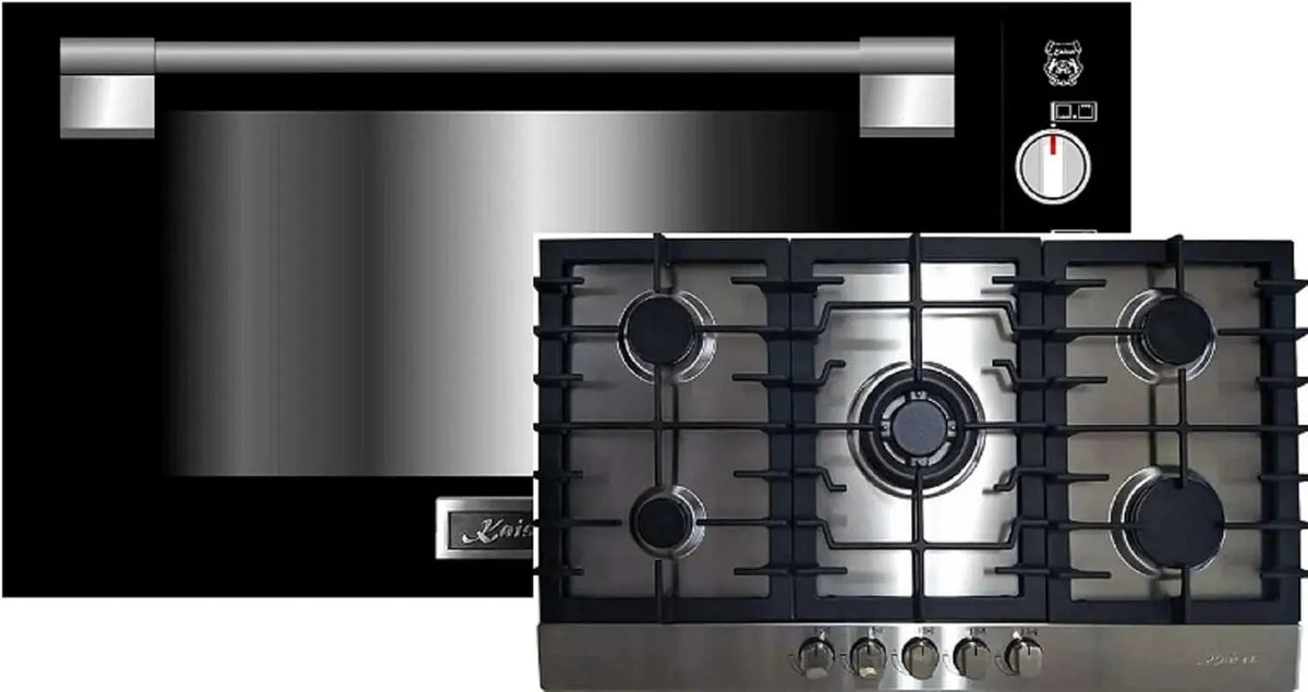 Cuisinière EG 9371 KG 9356 Kaiser, Set Four à gaz encastrable 90 cm 98 L Plaque de cuisson à gaz 86 cm