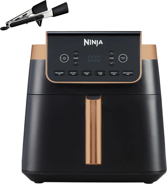 Ninja lave-vaisselle AF180EUCP, cuire au four, capacité 6,2 L, Air Fryer MAX PRO, Grand tiroir, rôtir, frire sans huile, familial, antiadhésif