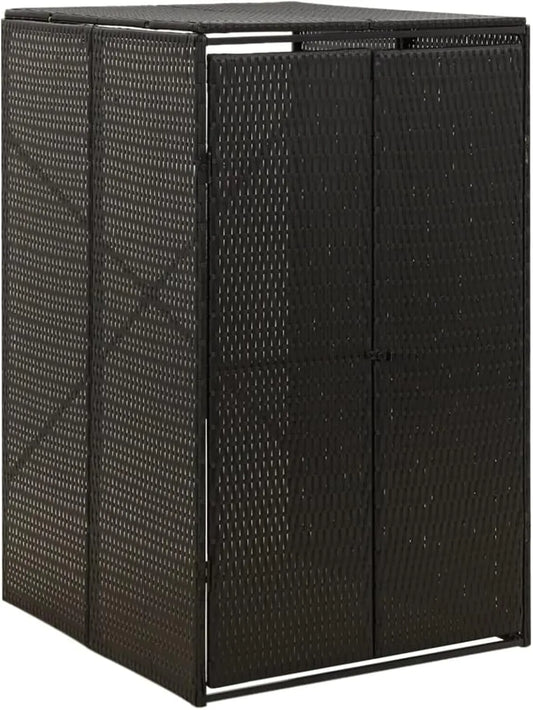 Pour poubelle en rotin x 80 x 117 cm PE 70 Gecheer Abri