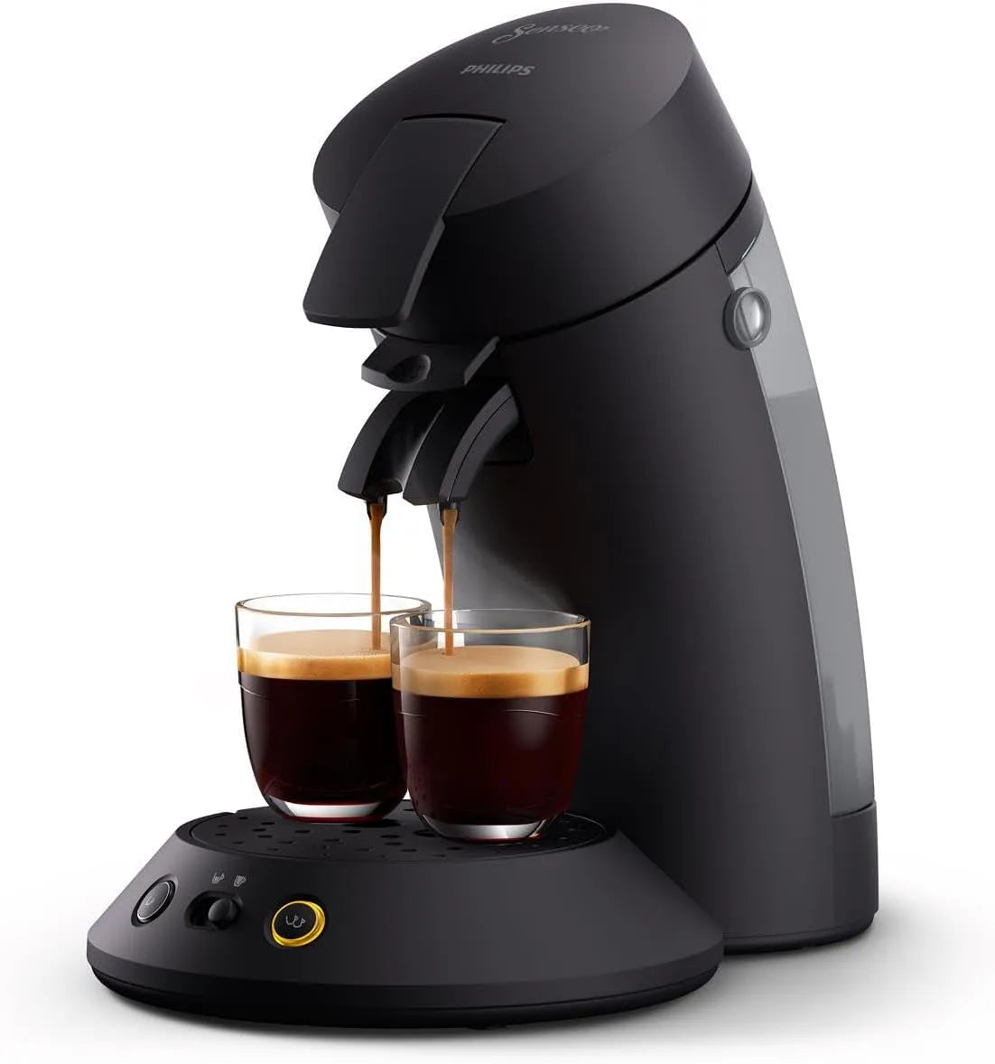 Philips machine à café CSA210/61, SENSEO Original Plus à dosettes, Crema Plus, Sélecteur d'intensité Technologie Booster d'arômes, Produit vert
