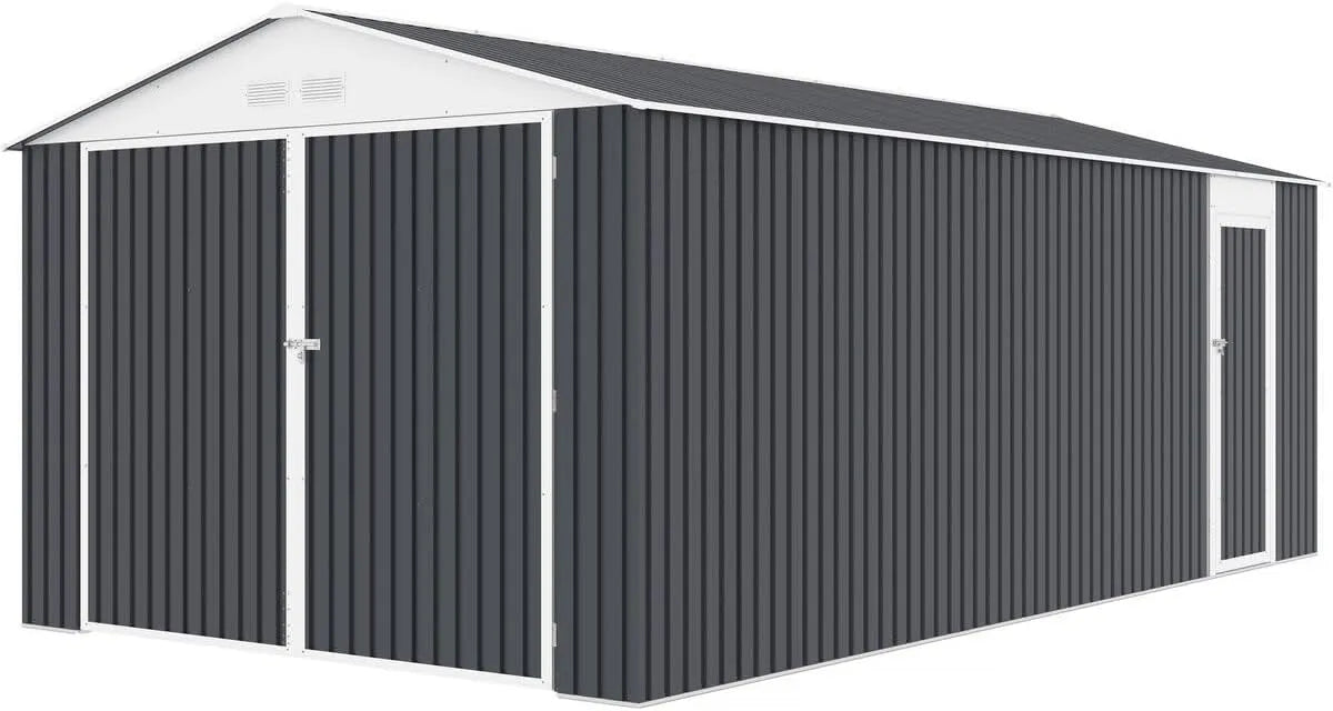 Métal Houston ² Garage en, métal Houston 18,56m², Anthracite