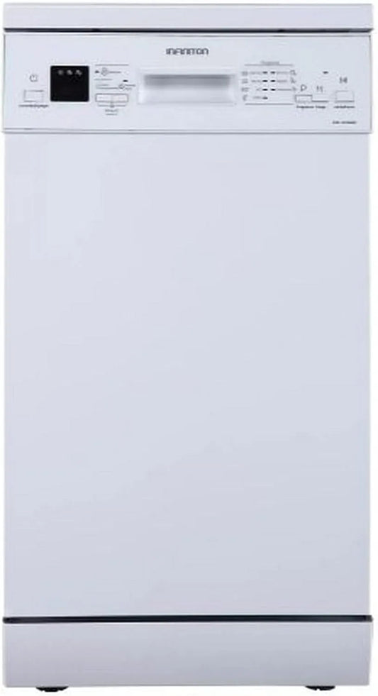 Lave-vaisselle, Infinity 45 cm finition blanche A++ 10 couverts avec troisième drap-housse