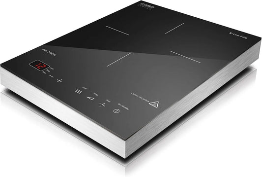 Caso plaque de cuisson 2100, de Cuisson à Induction Mobile S-Line, SmartControl Précis 60-240 °C, Casseroles jusqu'à 24 cm, Watts
