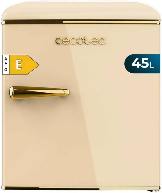Cecotec réfrigérateur, Mini Frigo Bolero CoolMarket TT Origin 45 Beige E. Hauteur 55cm et Largeur 44,7cm