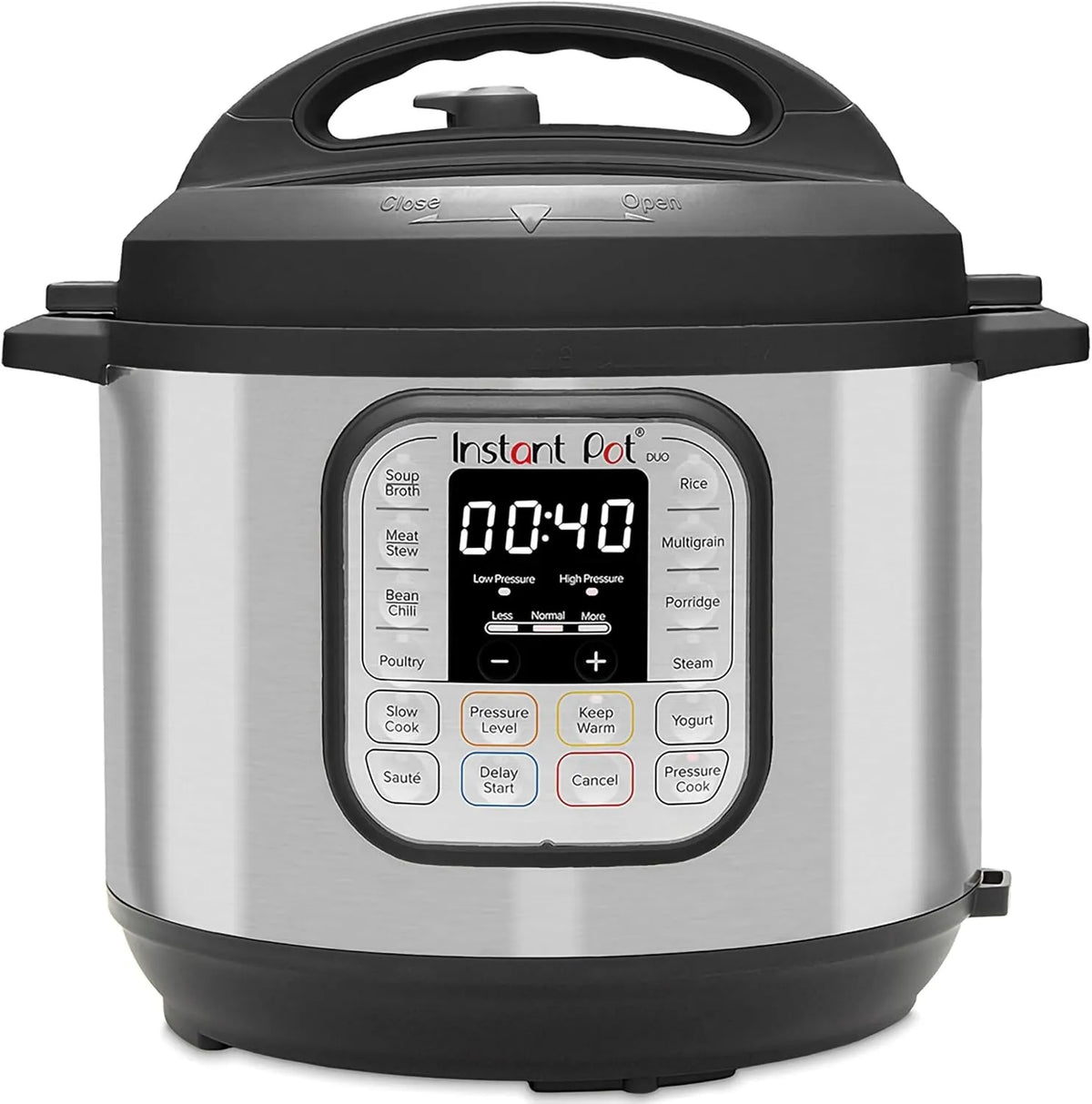 Modèle Autocuiseur électrique 7 en 1 IP DUO80 Instant Pot, puissance 1200 W, pot intérieur et cuve en inox