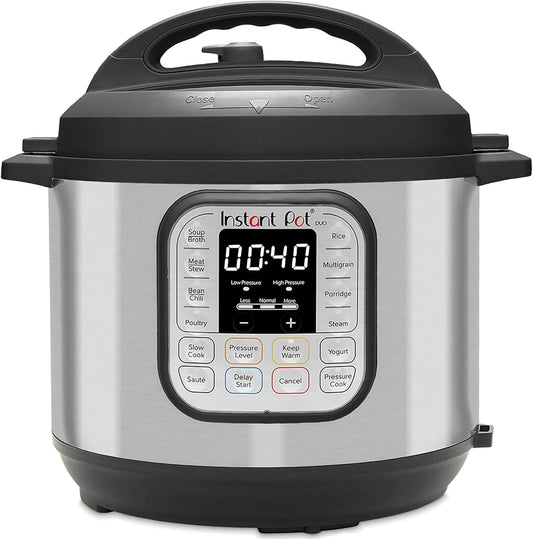 Modèle Autocuiseur électrique 7 en 1 IP DUO80 Instant Pot, puissance 1200 W, pot intérieur et cuve en inox