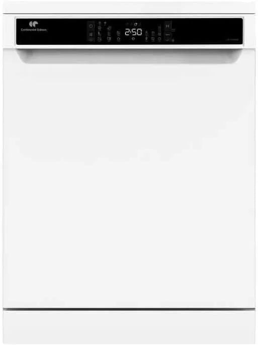 Lave-vaisselle, Largeur 59,8 cm, 39 dB, 15 couverts, pose libre CONTINENTAL EDISON, moteur induction, classe énergétique D, finition blanche