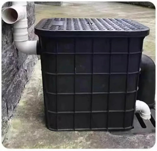 Graisse En Plastique Sous Évier Pour Restaurant Bac À, capacité 124L, dimensions 56X46X51CM, Intercepteur De Graisses Commercial