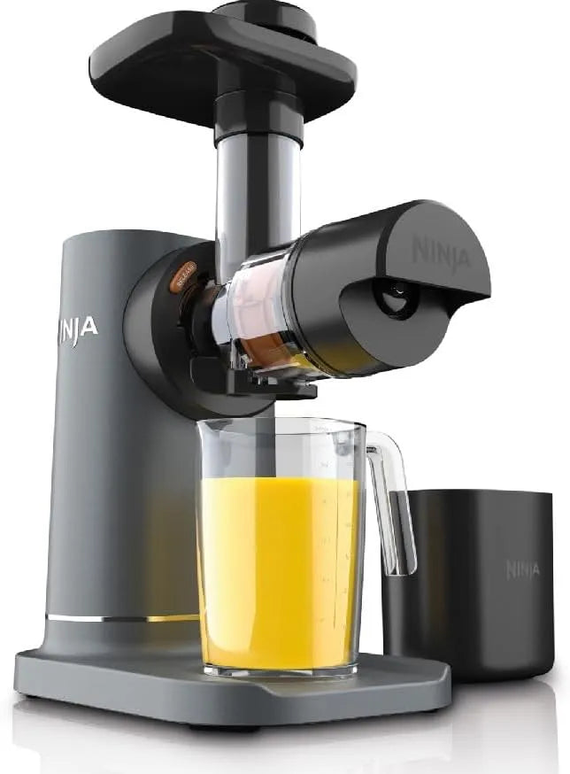 Ninja lave-vaisselle, Presse-agrumes à froid avec carafe de 700 ml et récipient à pulpe de 1,1 l, pour jus frais, boissons et bien-être, compacte