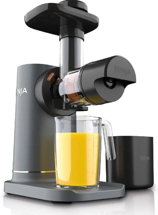 Ninja lave-vaisselle, Presse-agrumes à froid avec carafe de 700 ml et récipient à pulpe de 1,1 l, pour jus frais, boissons et bien-être, compacte