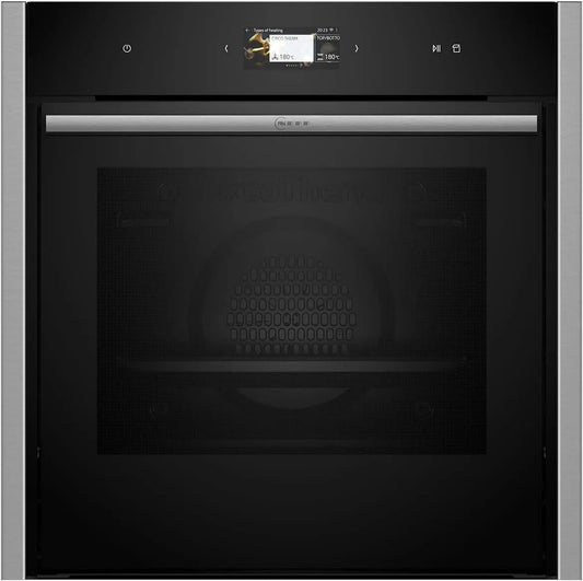 Neff four B64FS31N0 N90, à vapeur encastrable 60 x 60 cm, Slide&Hide, écran TFT Full Touch, Favorit, Soft Open & Close, finition noire
