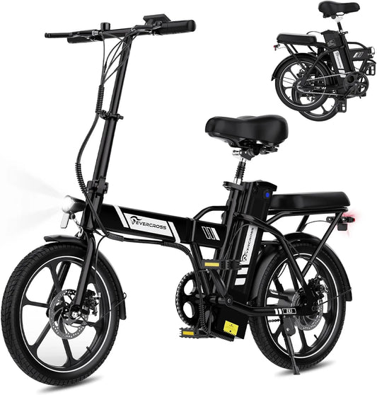 Vélo EVERCROSS, 25KM/H, 16'', 20' Electrique à Gros Pneus, puissance 250W E Bike, Jusqu'à 25KM, tension 36V, tension 48V Batterie Amovible