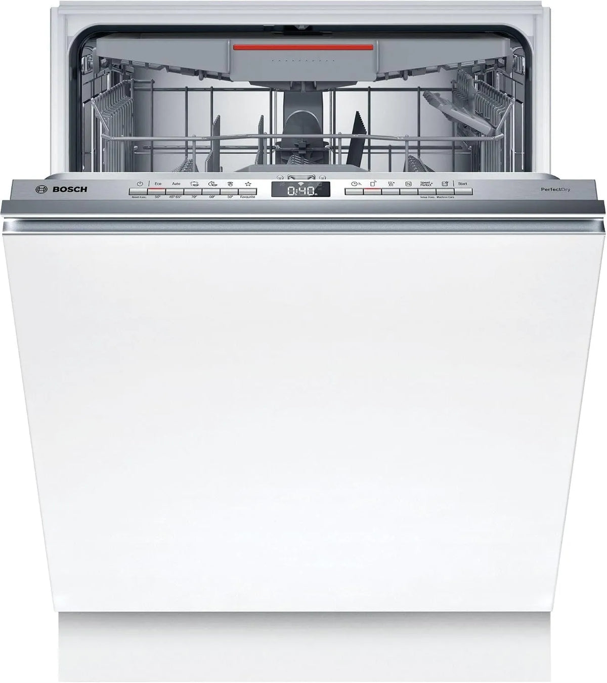 Bosch lave-vaisselle SMV6YCX02E, Série 6, encastrée dissimulée totale, largeur 60 cm, PerfectDry, Home Connect