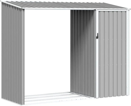 Abri vidaXL, Abri à Bois de Jardin Hangar de Stockage d'Outils Abri de Rangement Remise en Rondins
