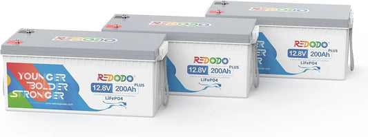 Modèle Domestique LiFePO4 Redodo Batterie, 3, 12V 200Ah Plus