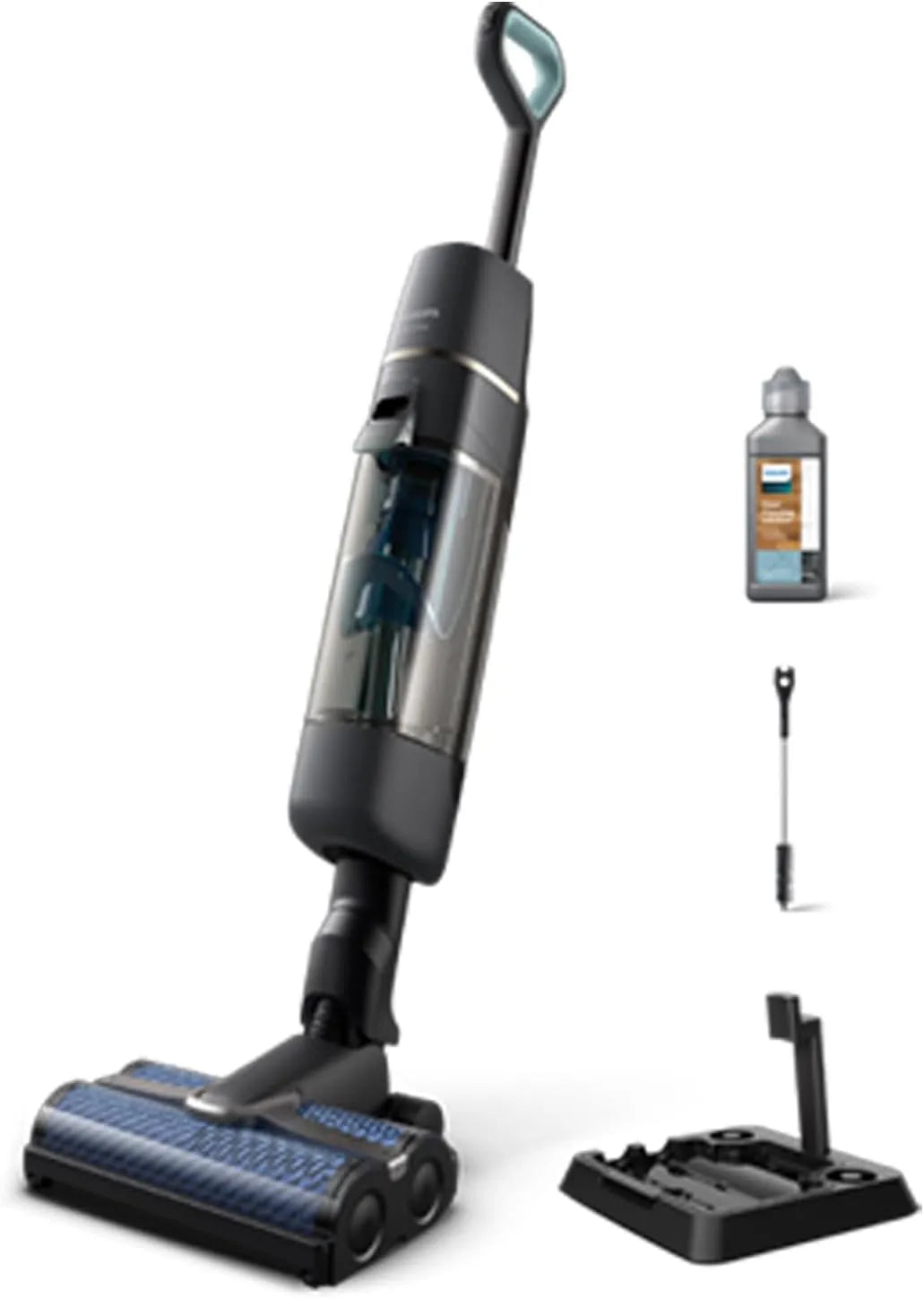 Philips aspirateur 7000 XW7110/01, Sec et Humide sans Fil Série, Aspiration et Lavage Humide, Nettoyage Automatique